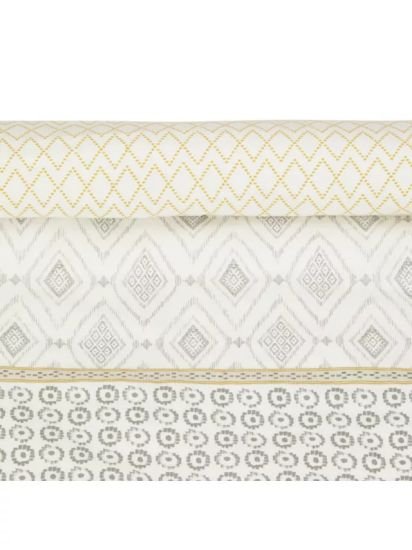 Textured and Decorative Fusion Stripe Duvet Cover Set