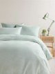 Washed Cotton Duvet Cover Set, Sage