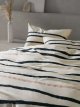 Linear Organic Cotton Duvet Cover Set